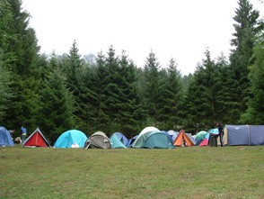 tende in campeggio
