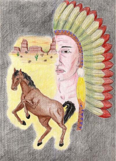 il cavallo e gli indiani d'America