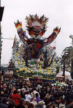 Carro allegorico carnevalesco